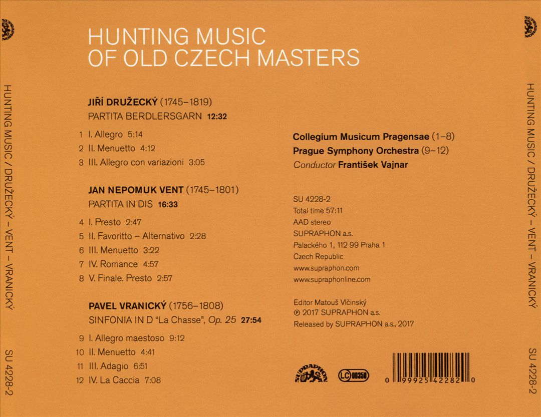 Hunting Music of Old Czech Masters cover art