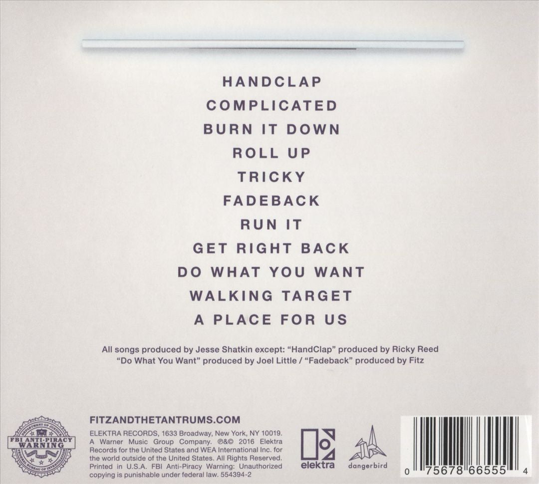 Fitz and the Tantrums cover art