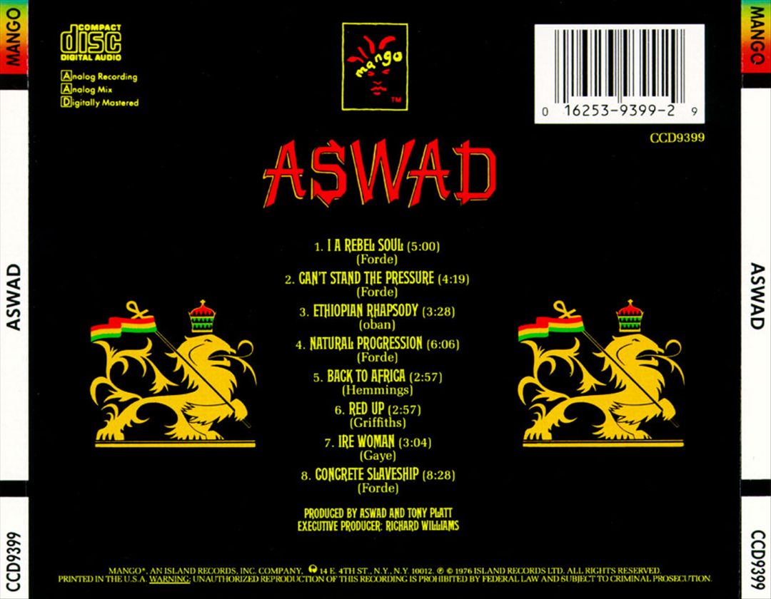 Aswad cover art