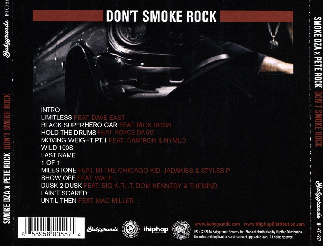 Don't Smoke Rock cover art
