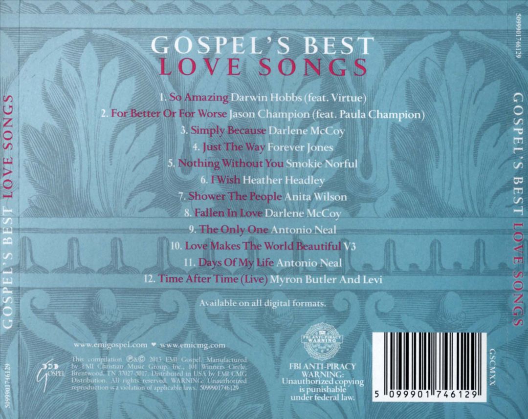 Gospel's Best Love Songs: Music From the Heart cover art