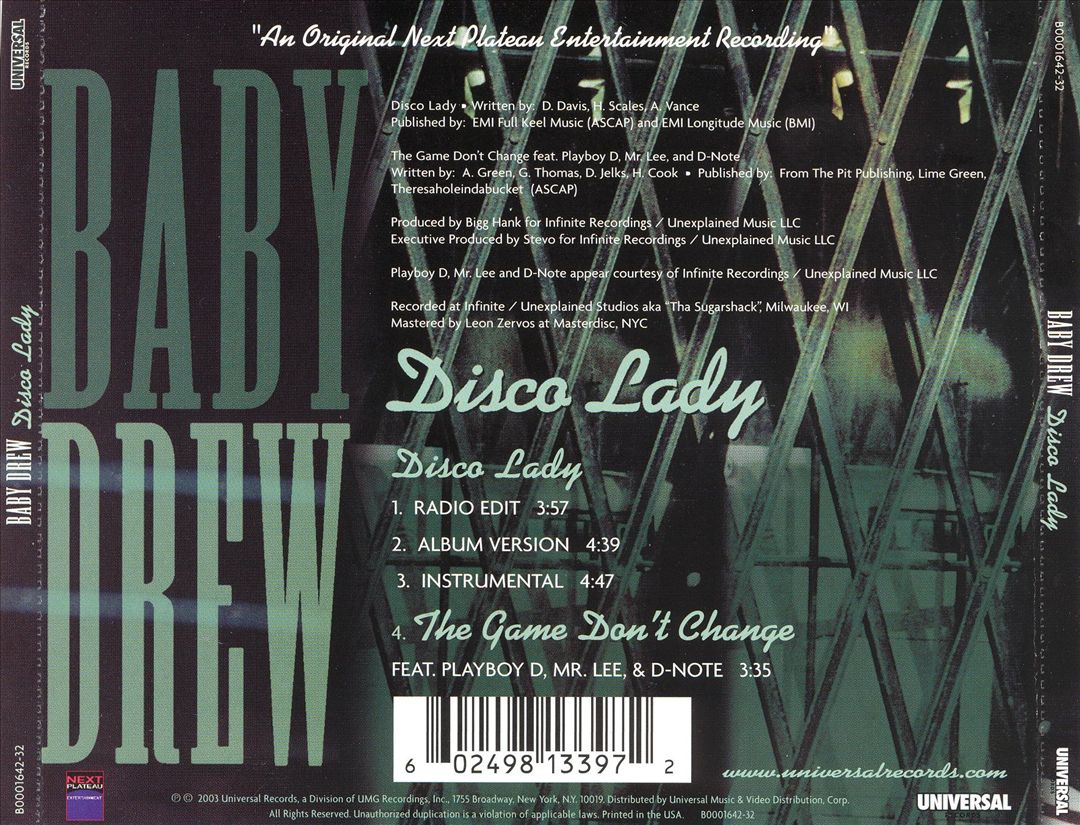 Disco Lady cover art