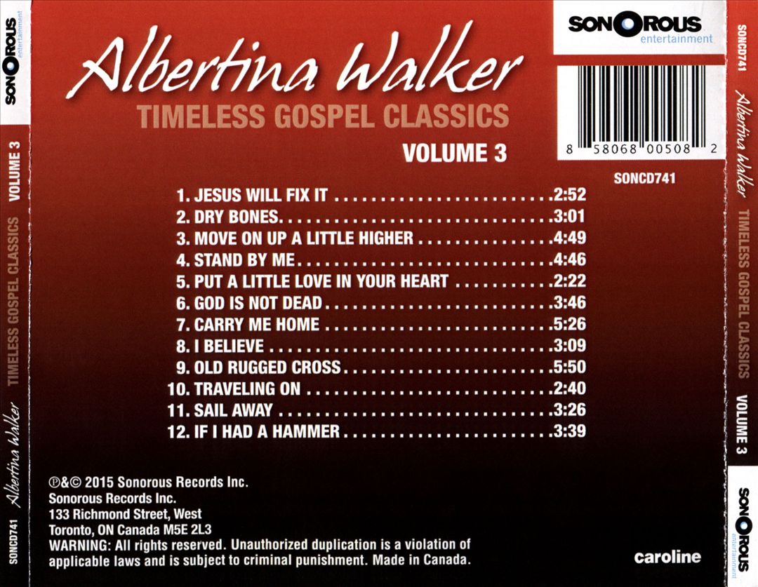 Timeless Gospel Classics, Vol. 3 cover art