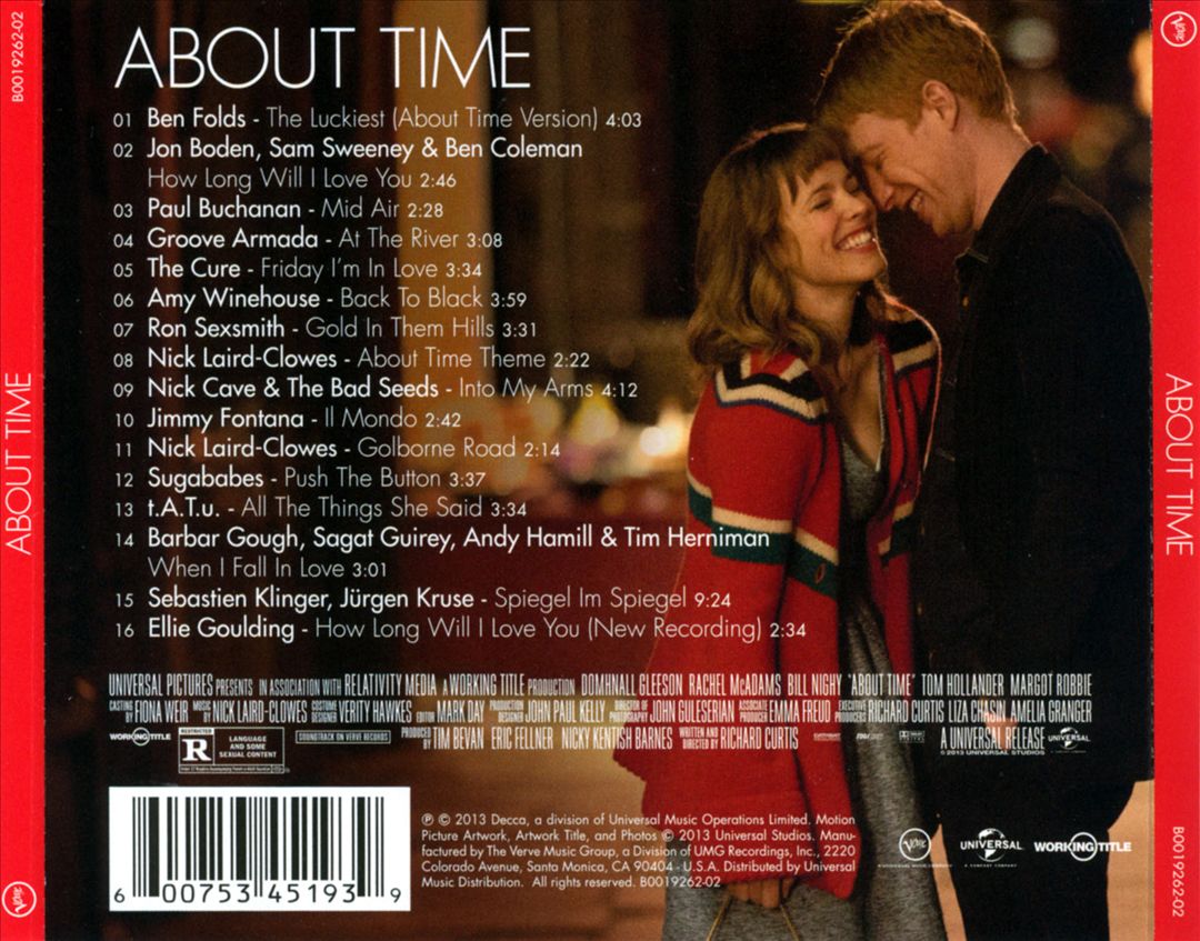 About Time [Original Motion Picture Soundtrack] [2013] cover art