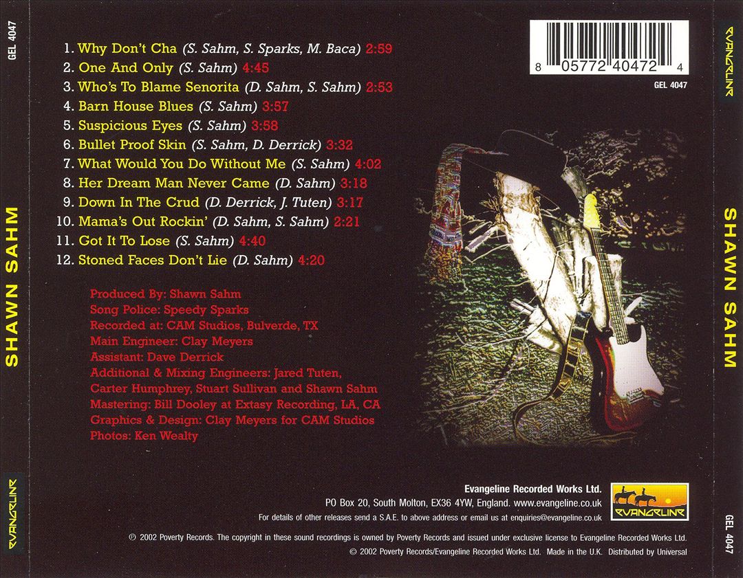 Shawn Sahm cover art
