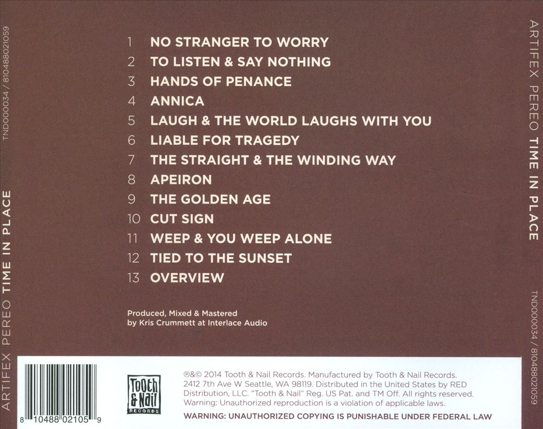 Time In Place cover art