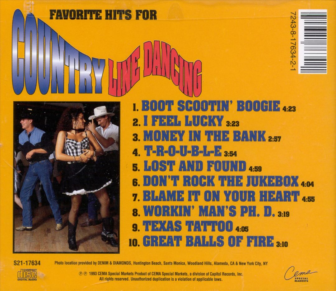 Favorite Hits for Country Line Dancing cover art