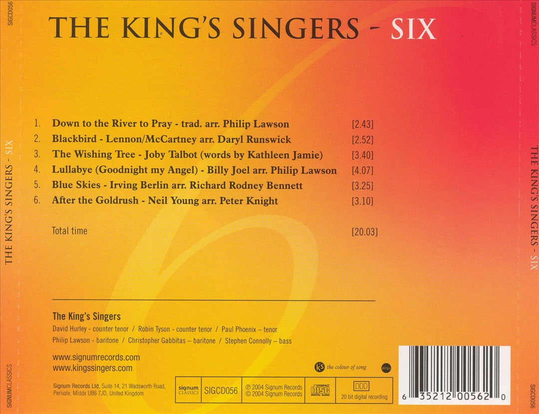 Six cover art