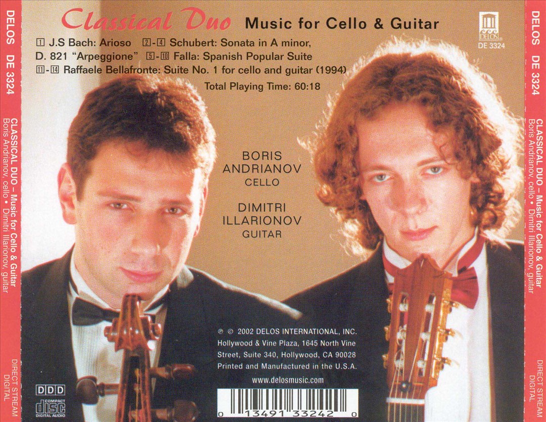 Classical Duo: Music for Cello and Guitar cover art