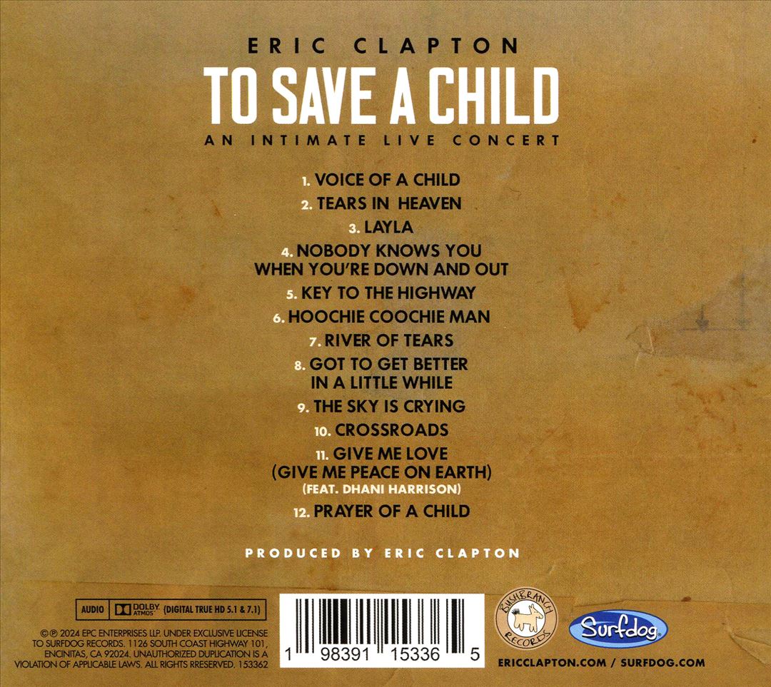 To Save A Child: An Intimate Live Concert cover art