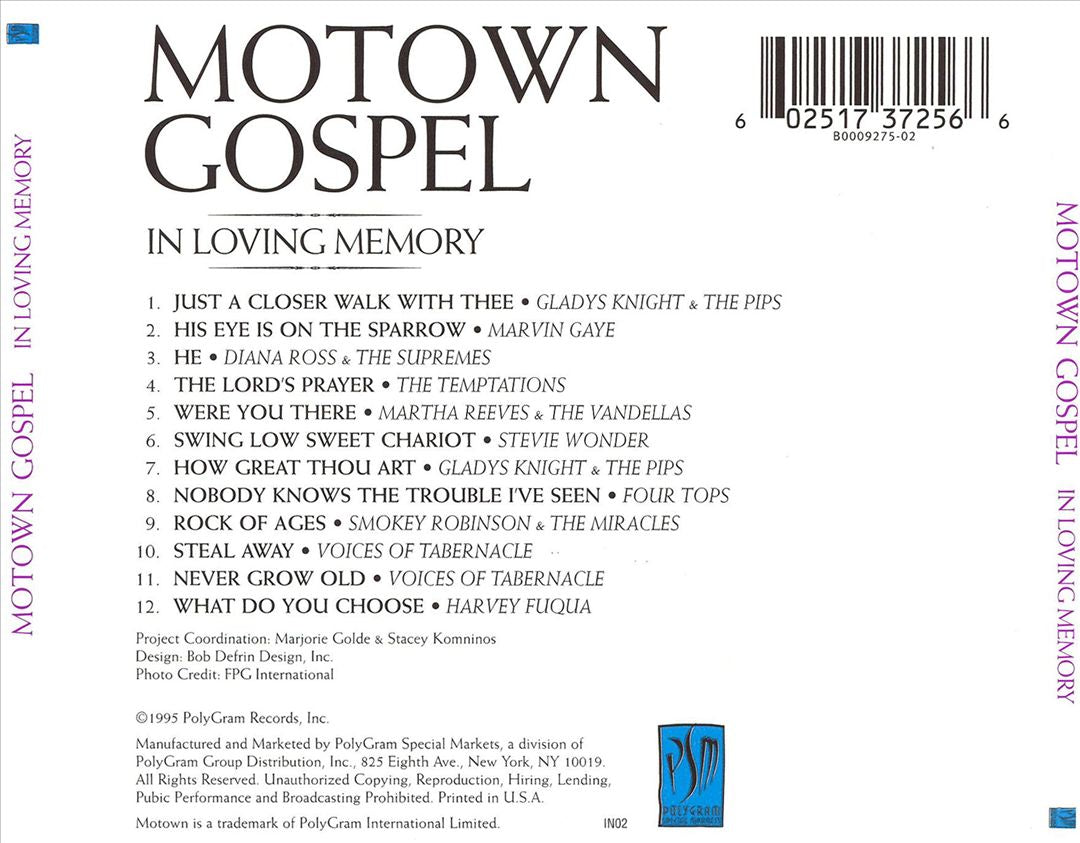 Motown Gospel, Vol. 2 cover art