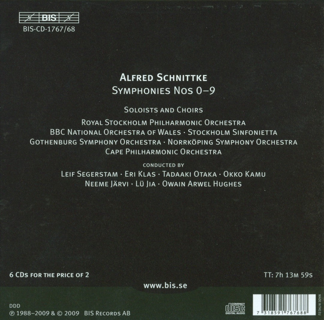 Alfred Schnittke: The Ten Symphonies cover art