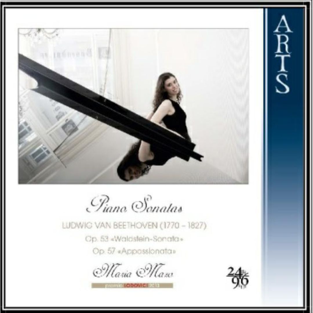 LUDWIGVANBEETHOVENPIANOSONATASOP53WALDSTEINSONATAOP57APPASSIONATA cover art