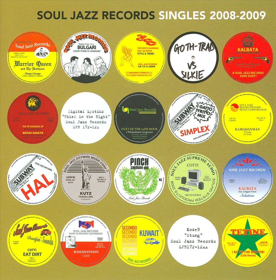 Soul Jazz Records Singles 2008-2009 cover art