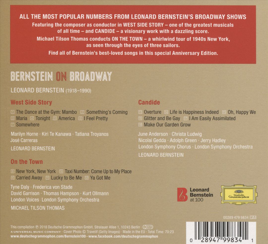 Bernstein on Broadway [2018] cover art