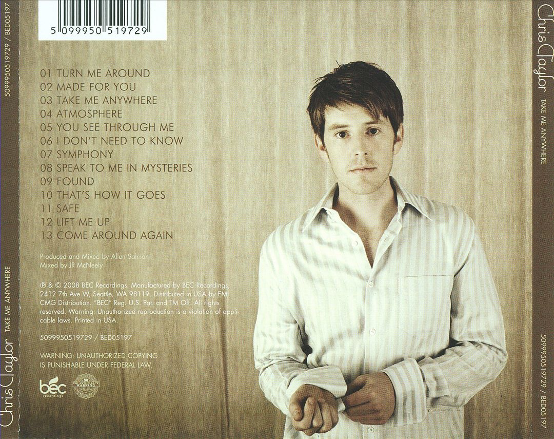 Take Me Anywhere cover art