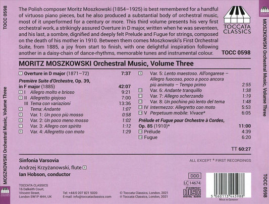 Moritz Moszkowski: Orchestral Music, Vol. 3 cover art