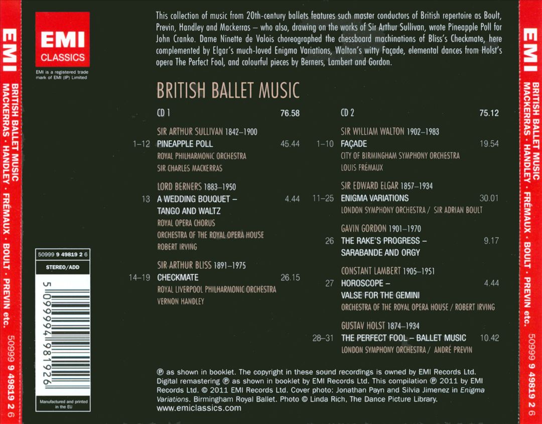British Ballet Music cover art
