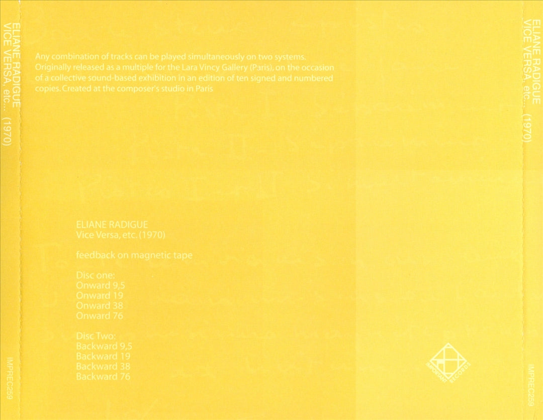 Vice Versa, Etc. cover art