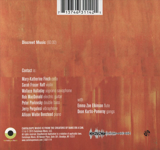 Discreet Music cover art