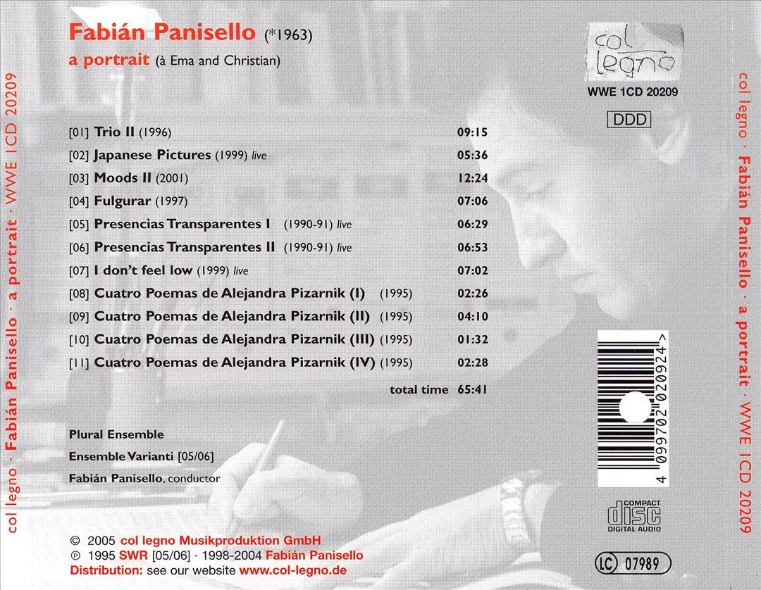 Fabián Panisello: A Portrait cover art