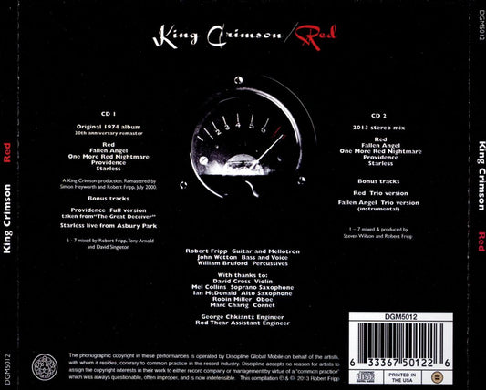 Red [2013] [2 Disc] cover art