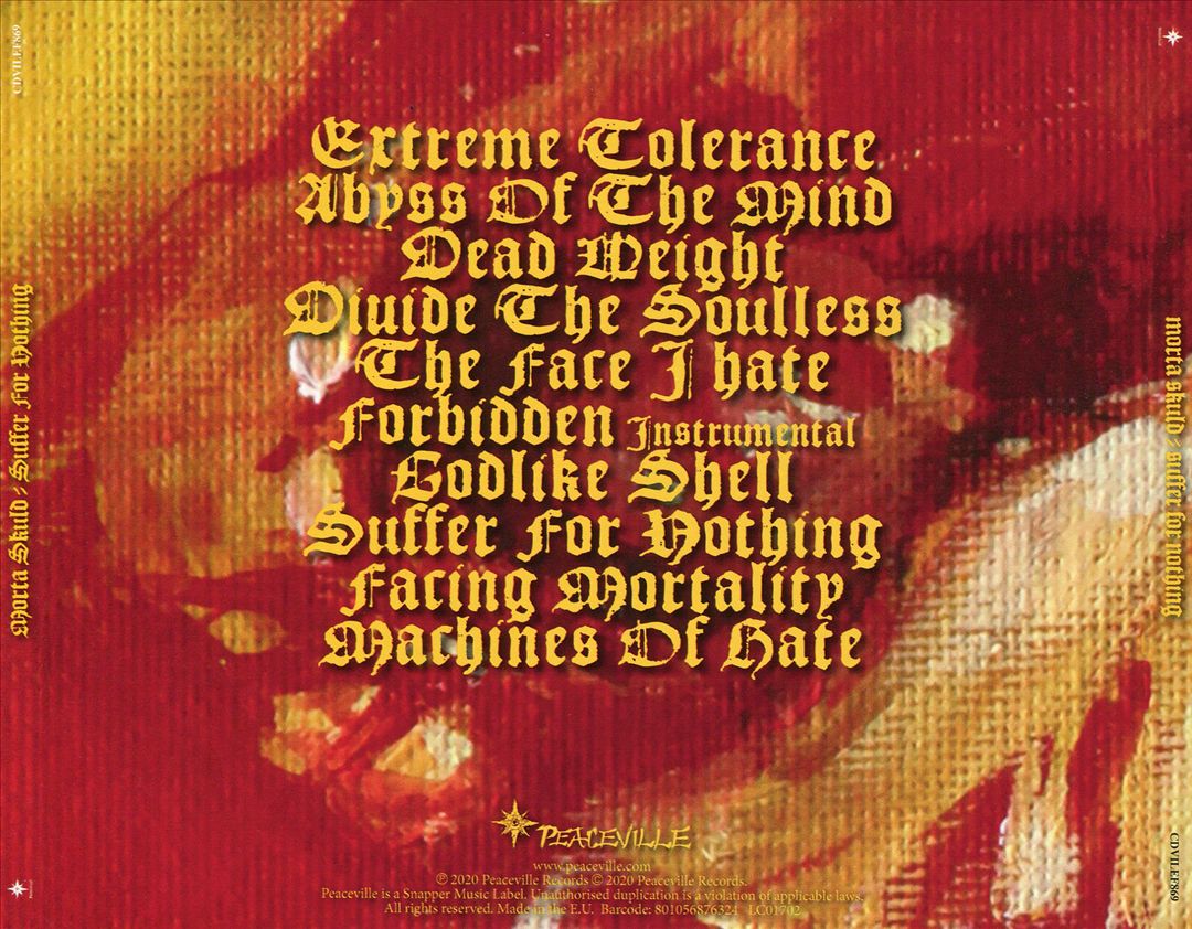 Suffer for Nothing cover art