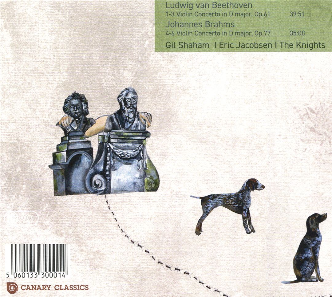 Beethoven, Brahms: Violin Concertos cover art