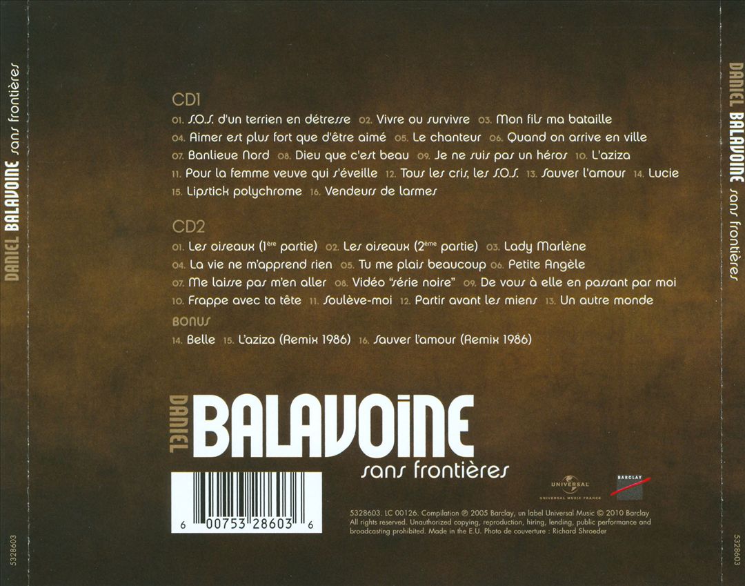 Sans Frontières cover art
