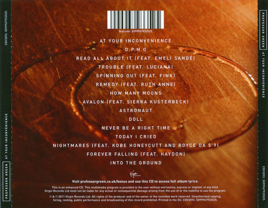 At Your Inconvenience cover art