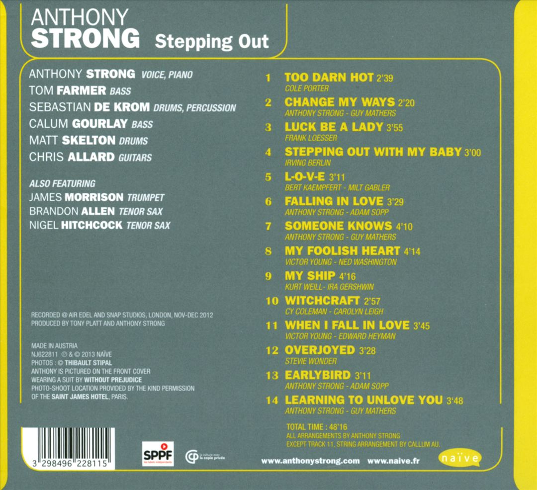 Stepping Out cover art