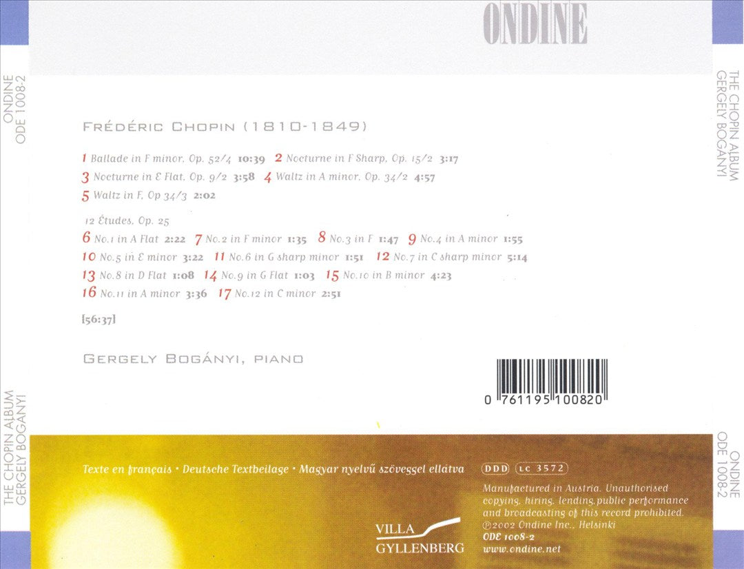 Chopin Album cover art
