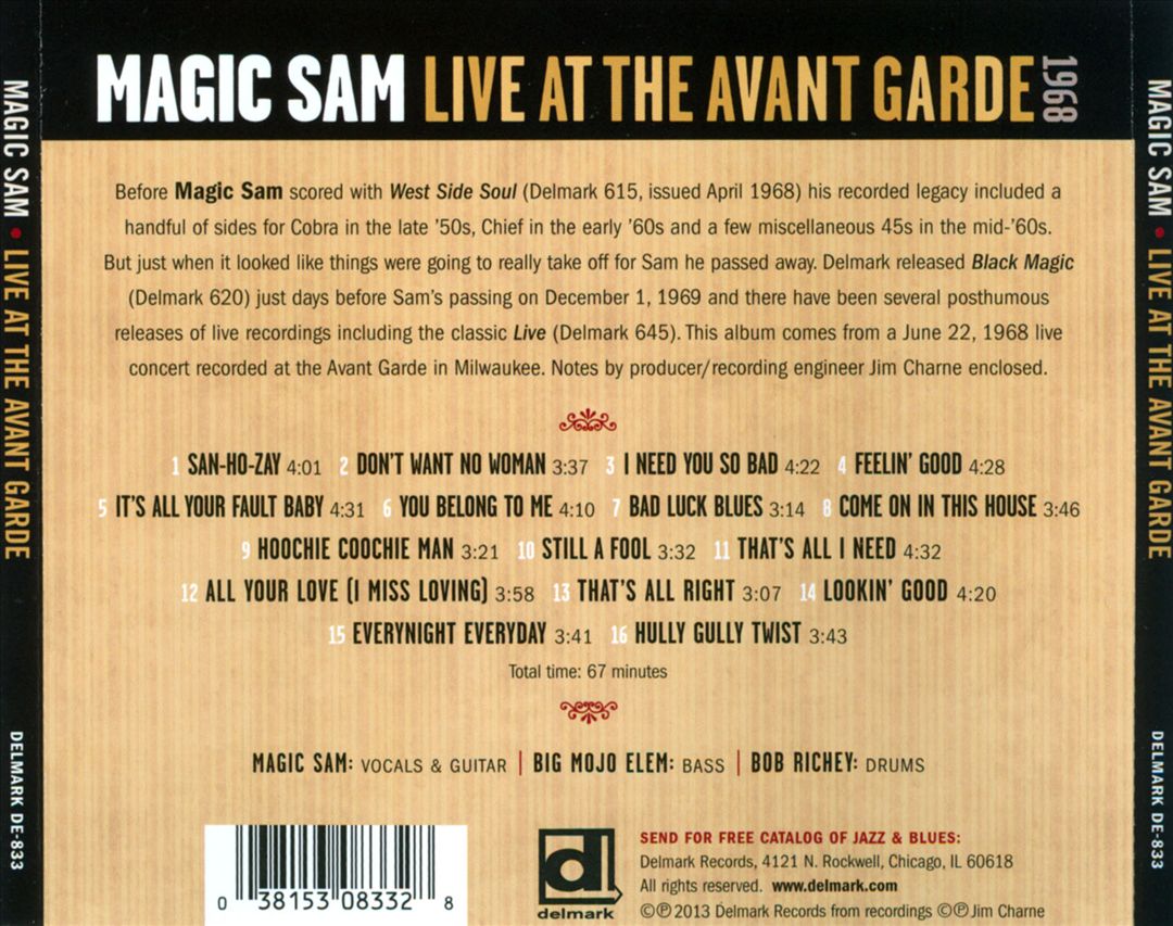 Live at the Avant Garde cover art