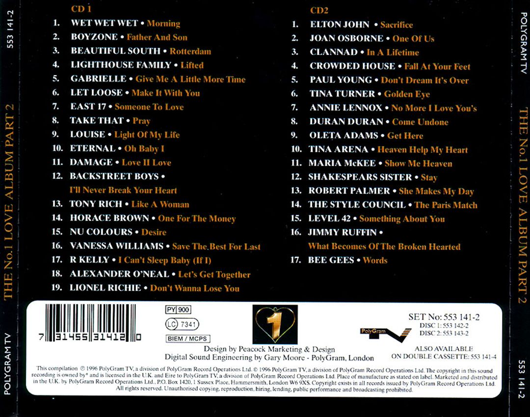 #1 Love Album, Vol. 2 cover art