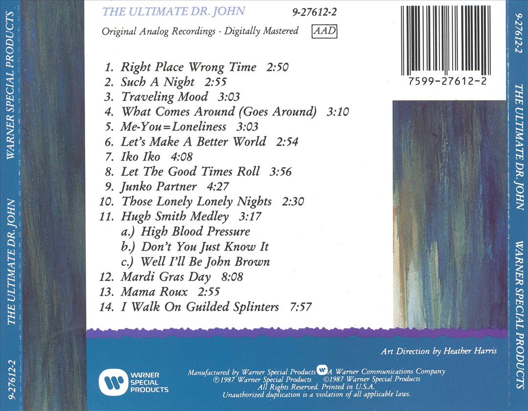 Ultimate Dr. John cover art