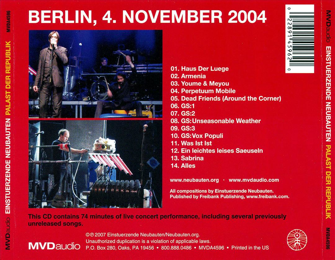 Palast der Republik cover art