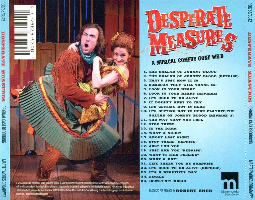 Desperate Measures cover art