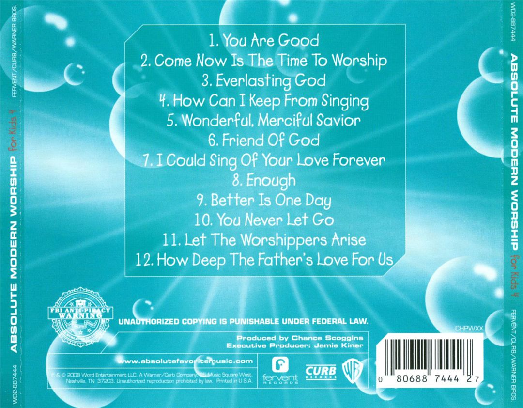 Absolute Modern Worship for Kids, Vol. 4 cover art