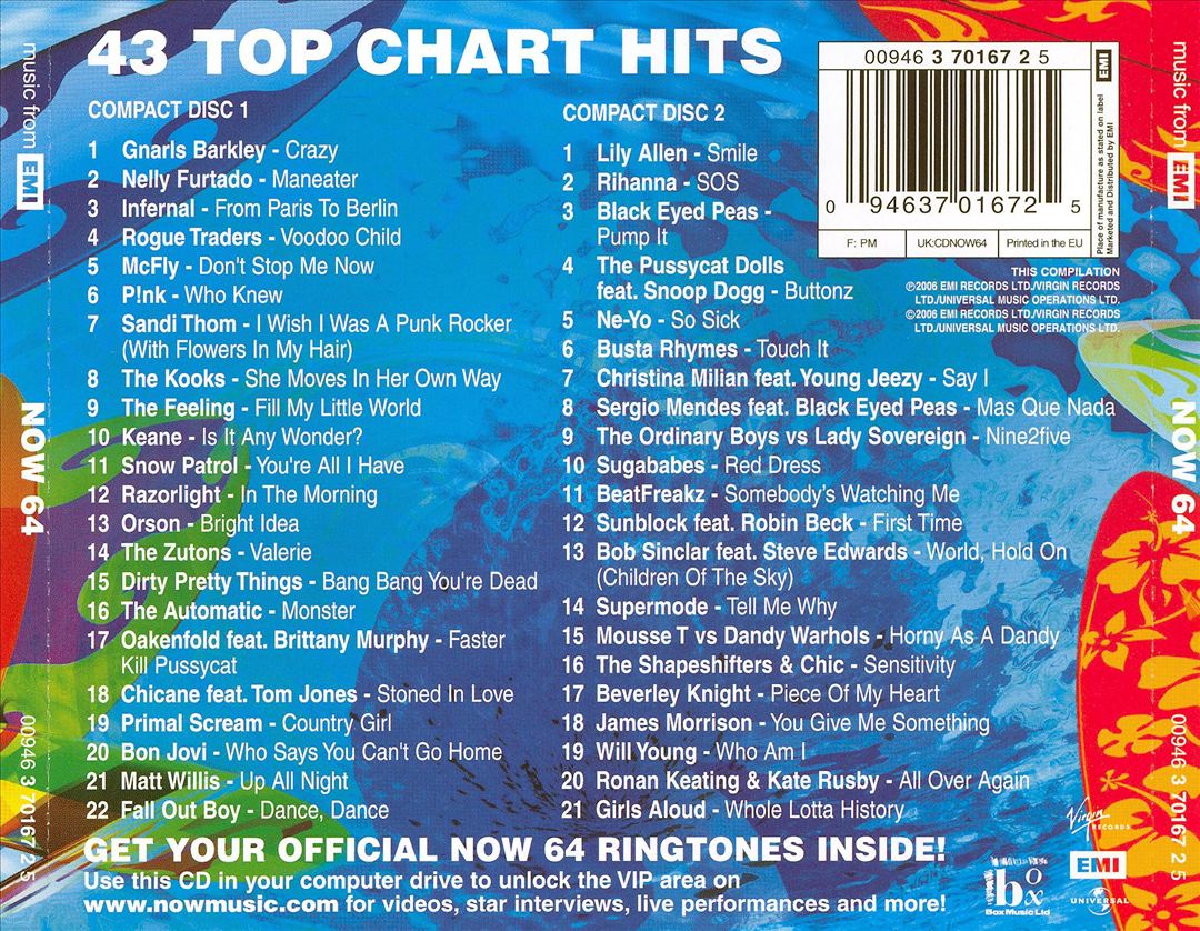 Now That's What I Call Music! 64 [UK] cover art