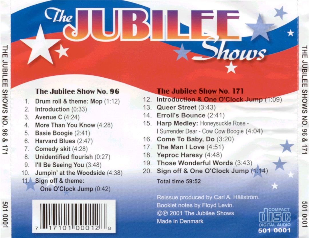 Jubilee Shows, Vol. 1: Nos. 96 & 171 cover art