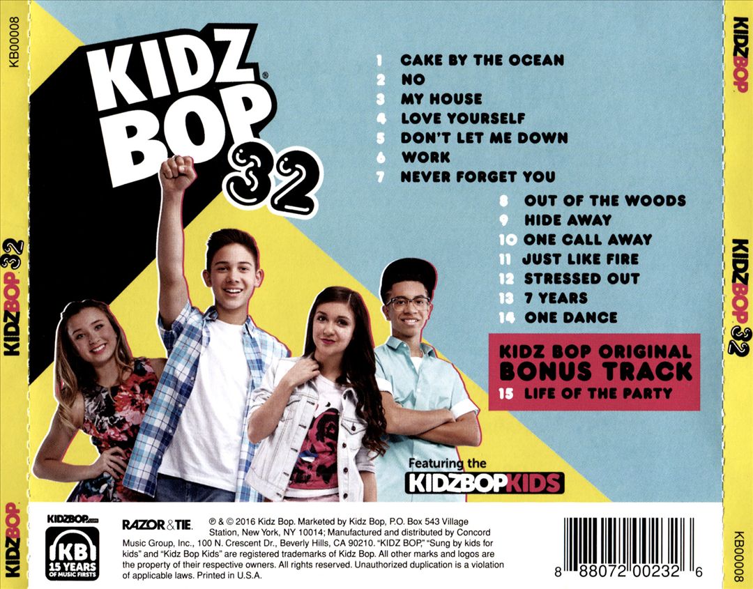 Kidz Bop 32 cover art