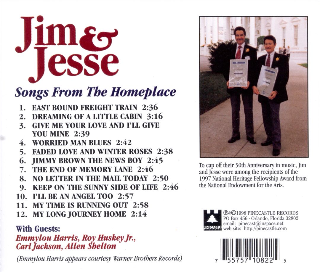 Songs From the Homeplace cover art