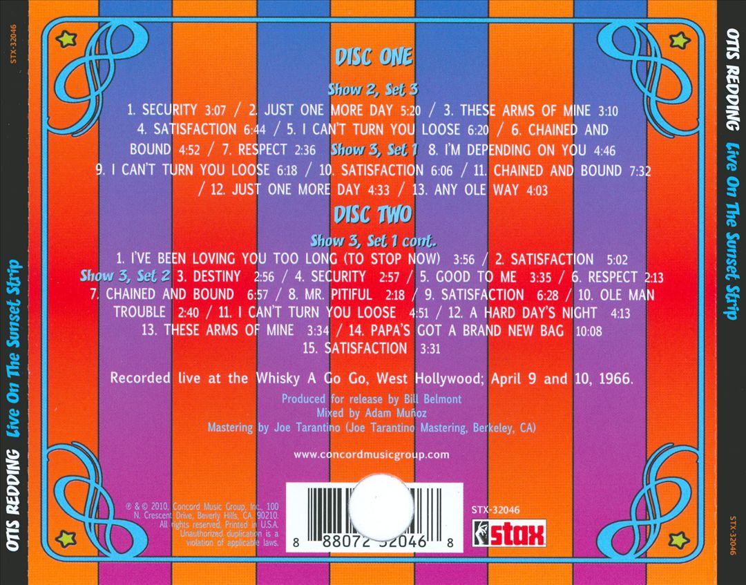 Live on the Sunset Strip cover art