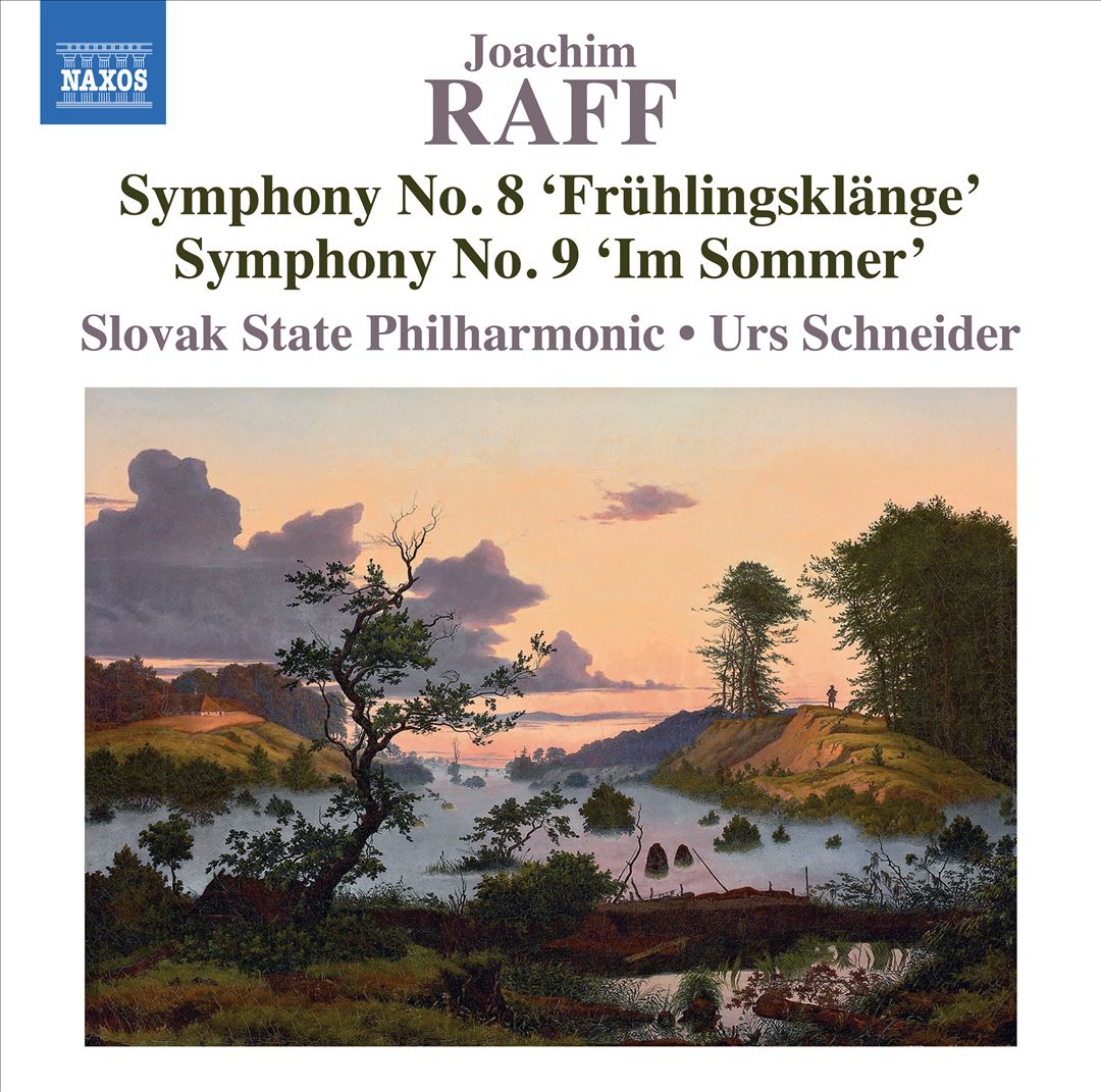 Raff: Symphony No. 8 'Frühlingsklänge'; Symphony No. 9 'Im Sommer' cover art