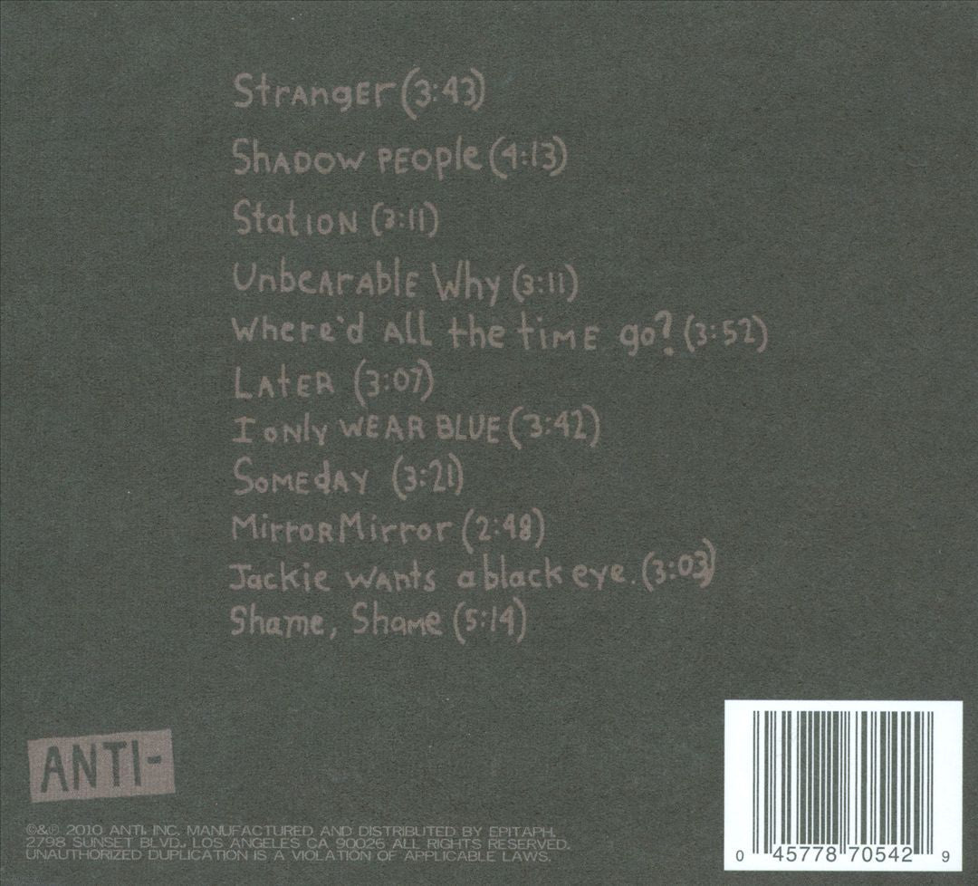 Shame, Shame cover art