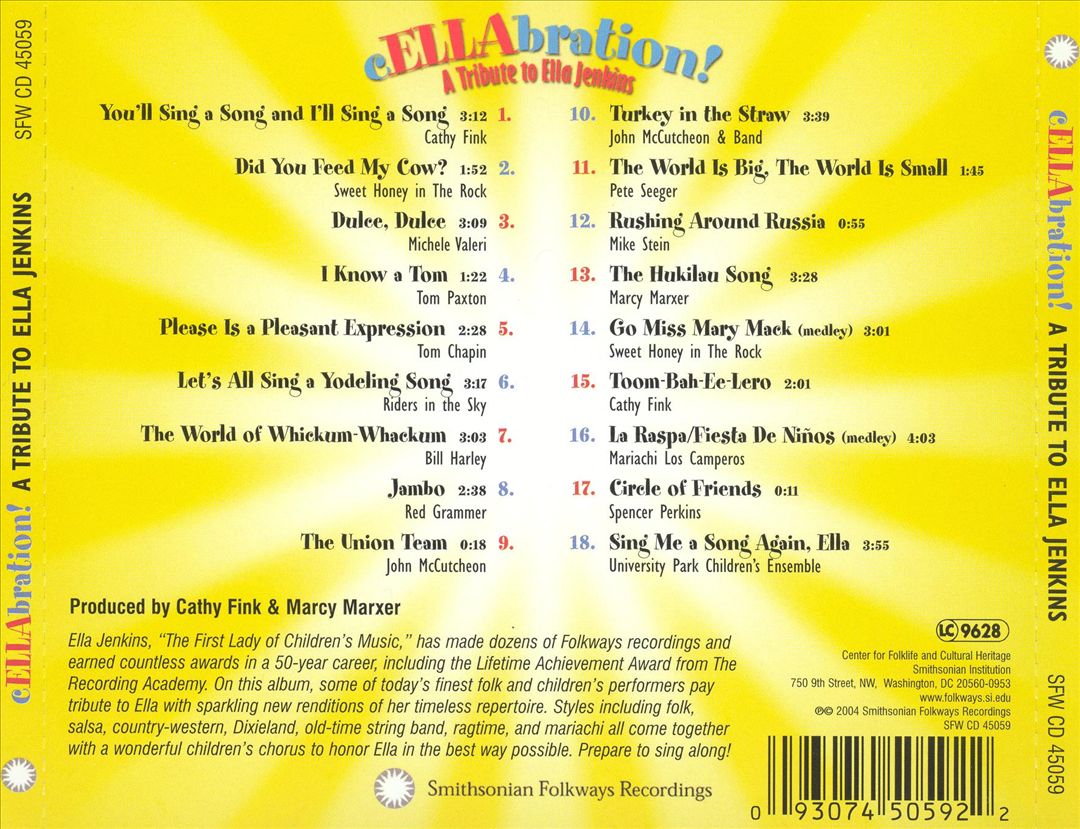 Cellabration: A Tribute to Ella Jenkins cover art