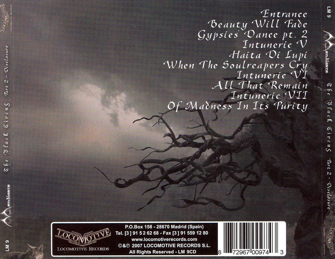 Black Circus, Pt. 2: Disclosure cover art