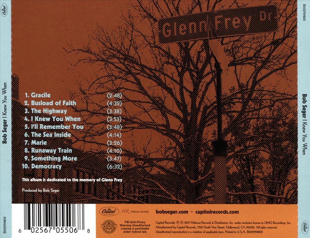 I Knew You When cover art