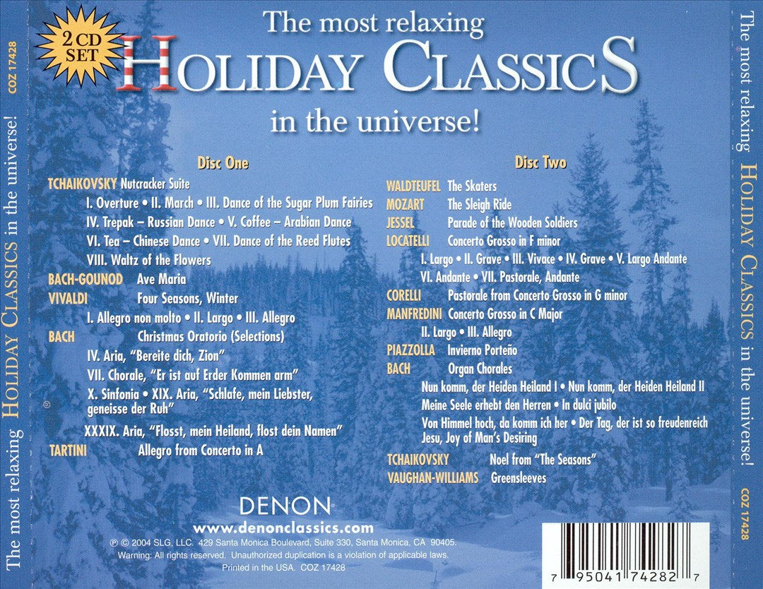 Most Relaxing Holiday Classics in the Universe! cover art