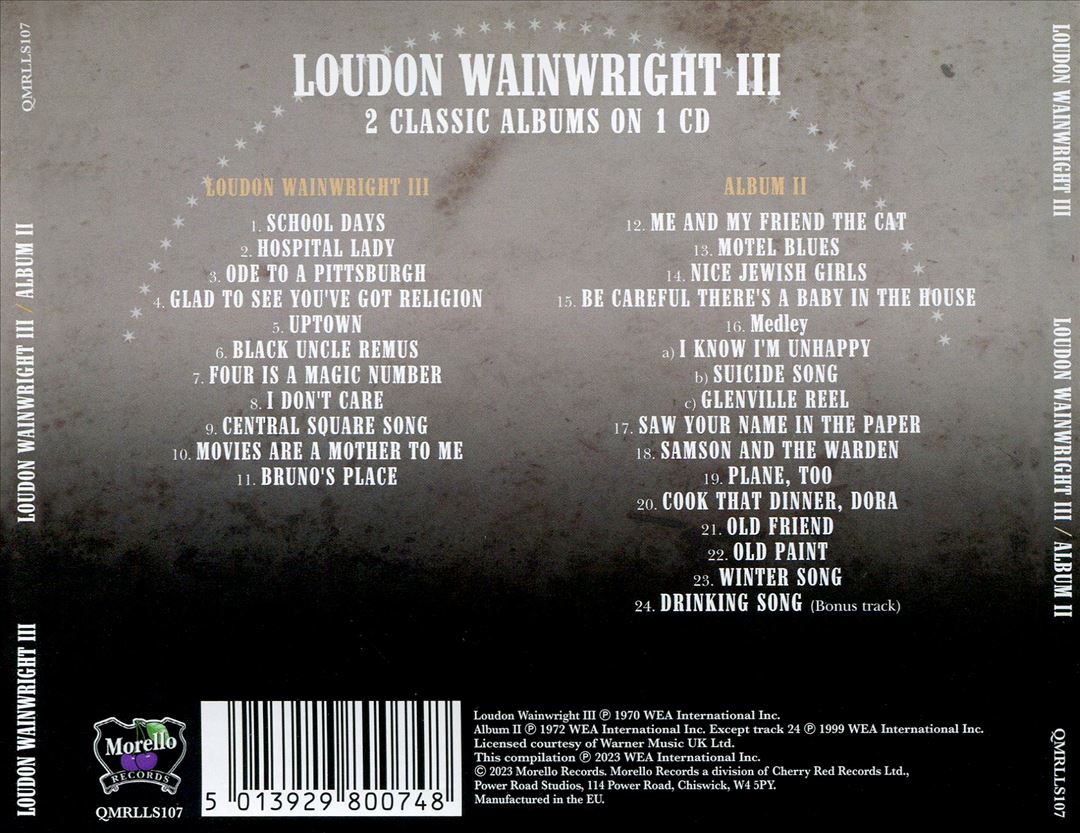 Loudon Wainwright III / Album II cover art